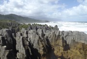 The constant erosion from the ocean helped form the Pancake Rocks
