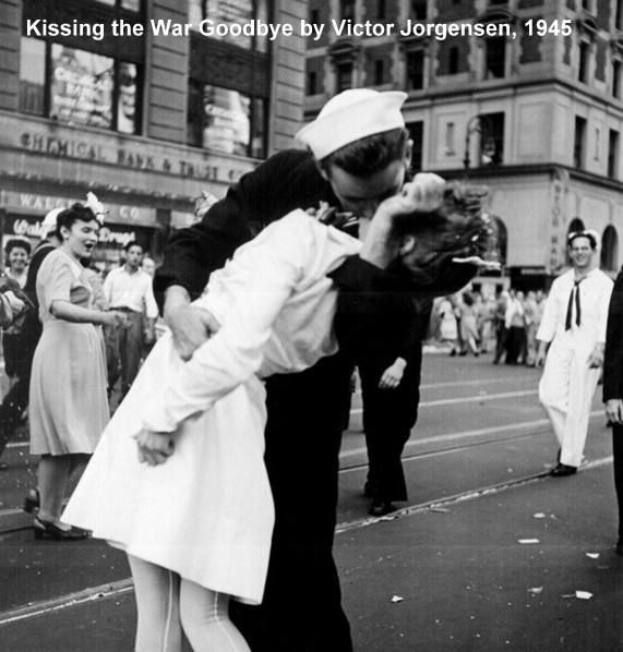 Victor Jorgensen - “Kissing the War Goodbye” (1945) – National Archives Museum in Washington, D.C.
